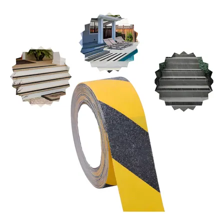Fita Antiderrapante Askoi 20m 50mm Amarelo/preto Segurança Interno/externo