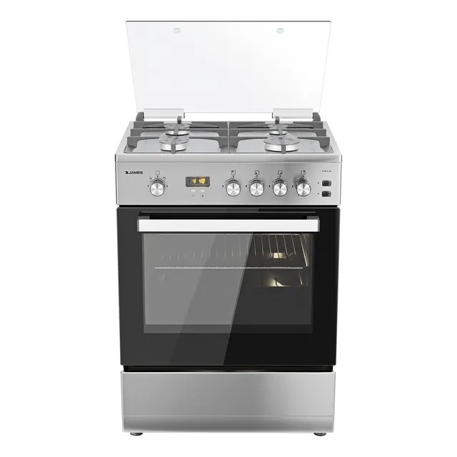 Cocina James C-26 A TKS - Inox color acero inoxidable con puerta con visor 220V