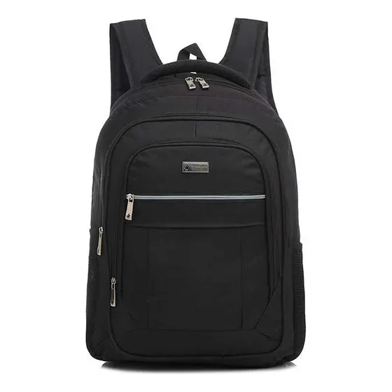 Mochila Wellington Polo Club Acolchada Porta Notebook - Color Gris Oscuro