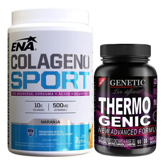 Colageno Ena Thermogenic Genetic Quemador Recupero Articular