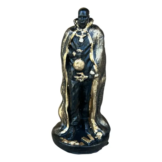 Imagem Exú Do Ouro 10cm Em Resina Imagem Umbanda E Candomblé