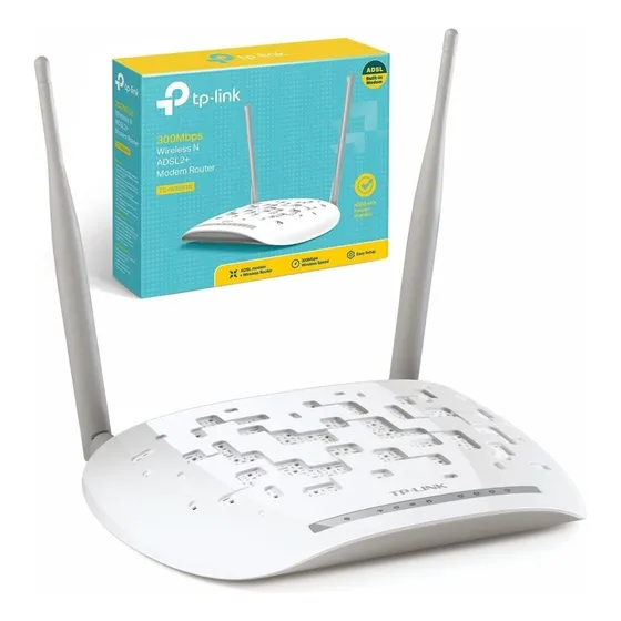 Modem Router Inalambrico Adsl2+ N 300mbps Tplink W8961n Wifi