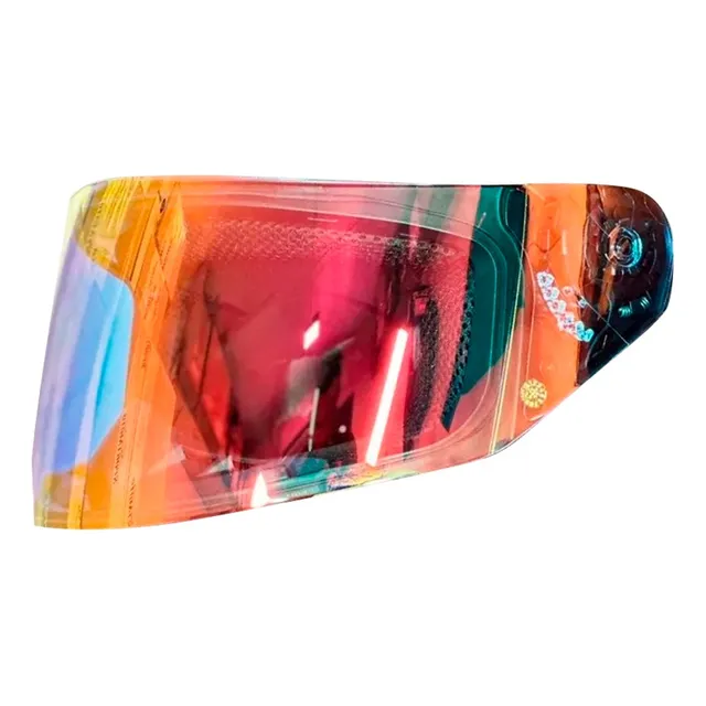 Viseira Capacete Norisk Ff302 Light Vermelha Red Uva Uvb Uv