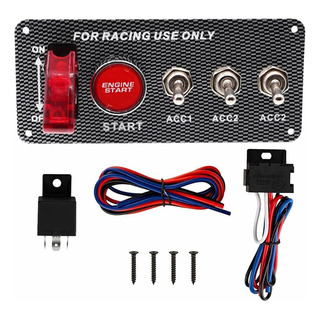 2024 Botón De Arranque Racing Switch Encendido Panel De 2024 Botón De Arranque Racing Switch Encendido Panel De