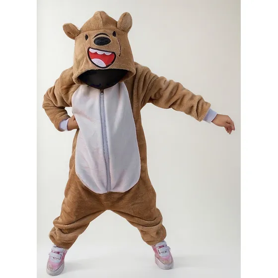 Pijamas Térmicas Oso Escandaloso Niños Niñas 