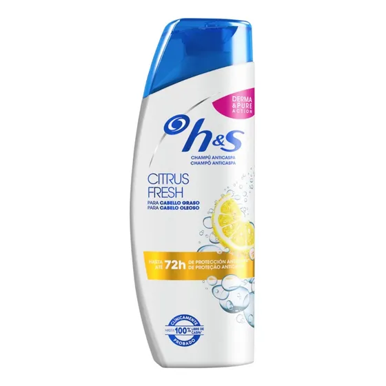Champú Head & Shoulders Citrus Fresh 200ml Limon Anticaspa