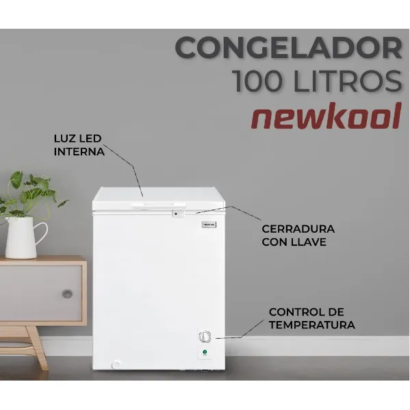 Refrigerador De 100litros Newkool Nkcf100m-h