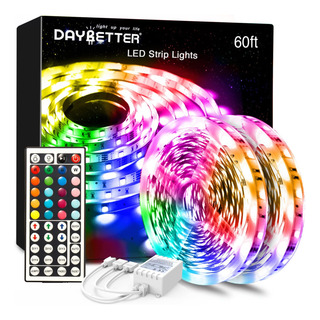 Daybetter Tira De Luces Led Que Cambian De Color Con Control Daybetter Tira De Luces Led Que Cambian De Color Con Control