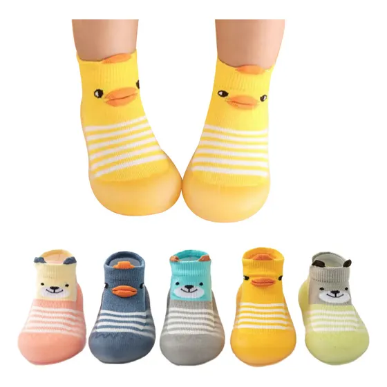 Zapato Calcetín Pantufla Bebe Suela Antiderrapante 2 Pare