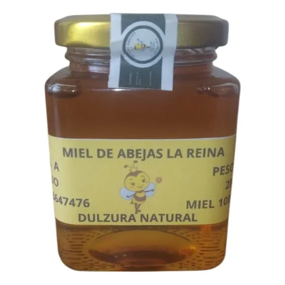 Miel De Abeja 100 % Pura Y Natural Frasco De 280 G
