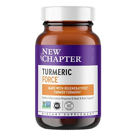 Suplemento New Chapter Curcumina Con Cúrcuma 60 Cápsulas