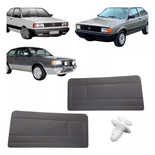 Par Forração Porta Gol Voyage Parati Saveiro 87/94 Cinza