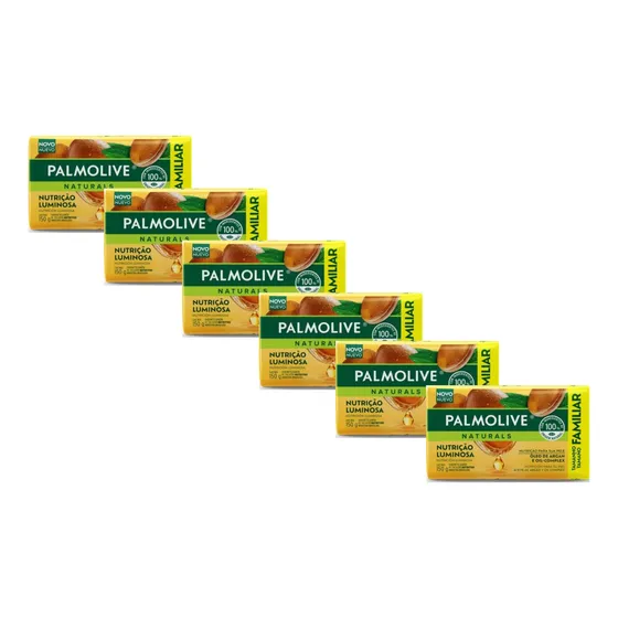 Palmolive Jabon Barra Pack X6 - 150g Cada Uno