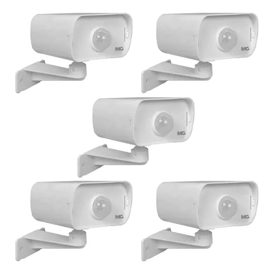 5 Sensor Presença Externo Acende Luz Fotocélula Automação 