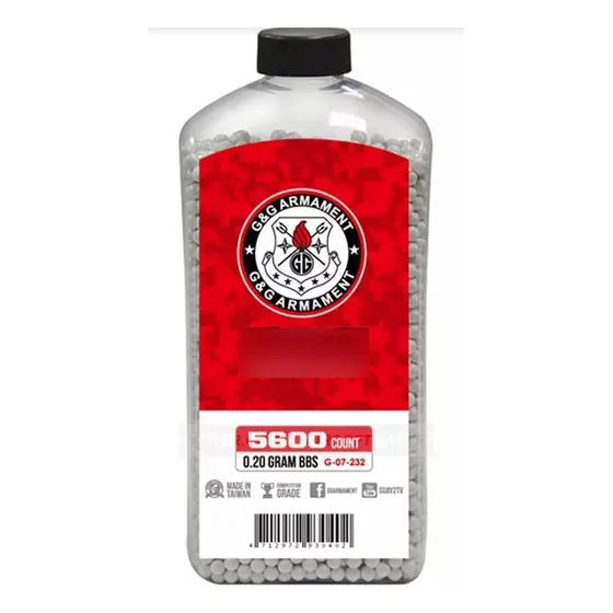 Frasco De Perdigones (bbs) X 5,600 Unidades Para Airsoft