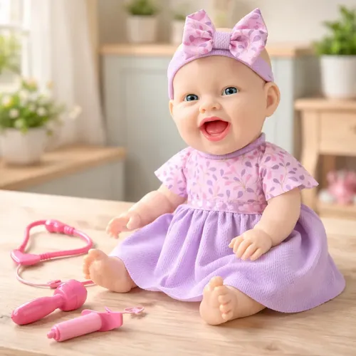 Boneca Lindinha Colors Com Tiara E Com Laco | MercadoLivre