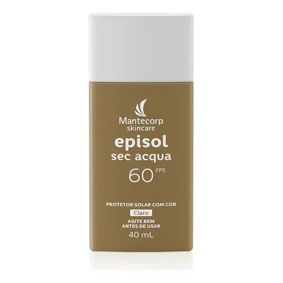 Protetor Solar Facial Episol Sec Acqua  Fps 60  Claro  40ml