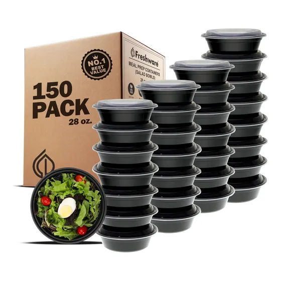 Contenedores Con Tapas De La Mealla De Freshware [150 Sflwr