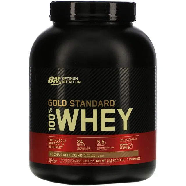 Proteina On Gold Standard 100% Whey 5 Lbs Todos Los Sabores!