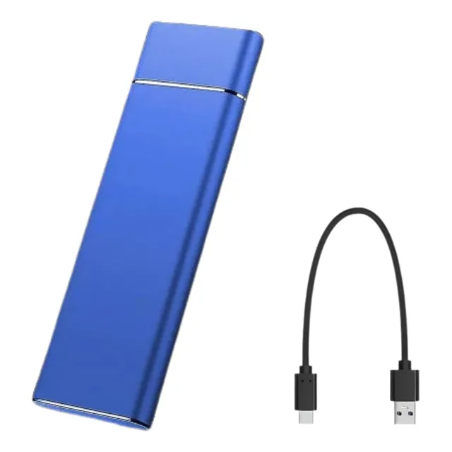 Unidad De Estado Solido Externo M.2 Tipo C 3.1 Ssd Azul 2tb