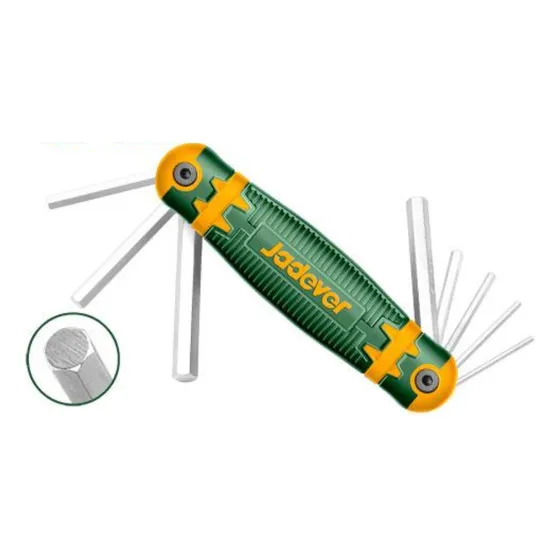 Set Llaves Allen 1.5 - 8mm Cromo Jadever Jdhk1281