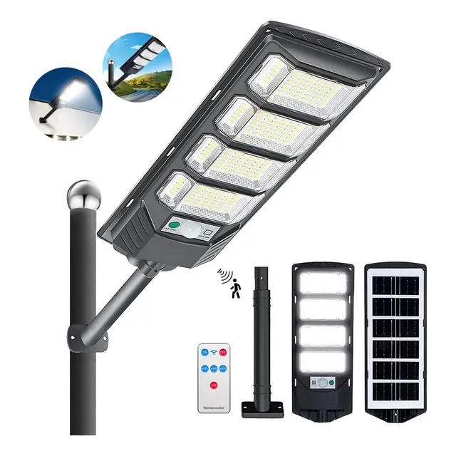 Outmel Luces Solar Exterior Jardin Luminaria LED Solares Focos Lampara De Pared Luminaria Suburbana Alumbrado