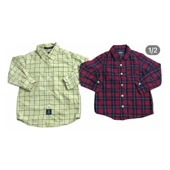 Camisas Talla 3 Y 4 Oshkosh Y Gap