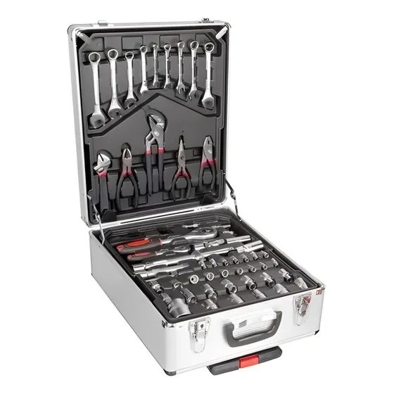 Caja De Herramientas Lumax Tipo Maleta 4 Estantes 477 Piezas