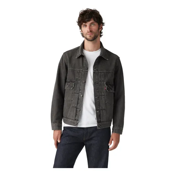 Chaqueta Hombre Type 2 Trucker Negro Levis A7632-0002