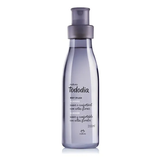 Body Splash Tododia Natura Algodão Feminino 200 ml