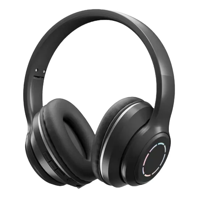 Fone De Ouvido Bluetooth Sem Fio Led Ajustável Colorido 