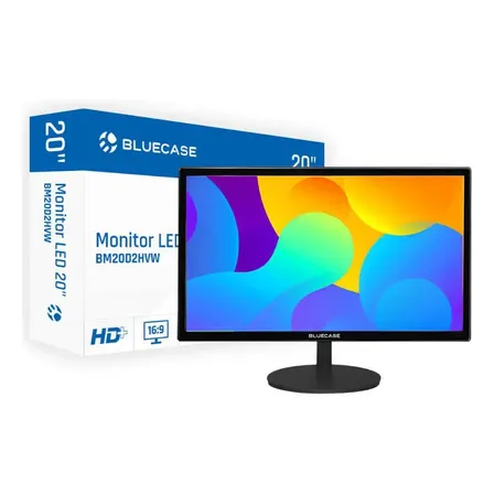 Monitor Bluecase Bm20d2hvw 20 Led Hdmi/vga - Preto