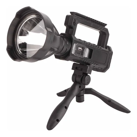 Linterna Exterior Con Carga Usb Led De Largo Alcance, Trípod