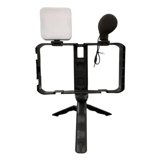 Estabilizador Rig De Telefono Celular Led Microfono Ay-49x