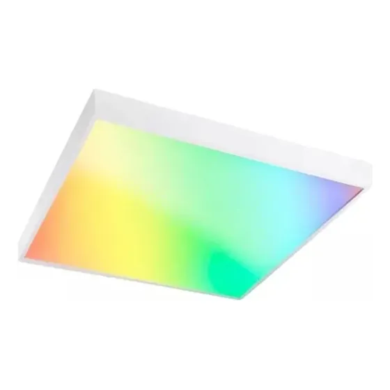 Plafon Ed Smart Cadrado Inteligente 24w Andoid Ios Rgb
