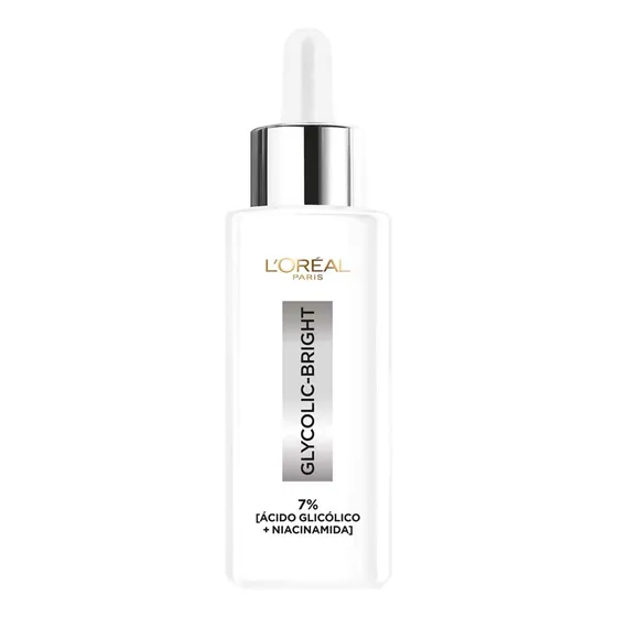 Sérum Rostro Antimanchas Glycolic Bright con Ácido Glicólico y Niacinamida de L'Oréal Paris