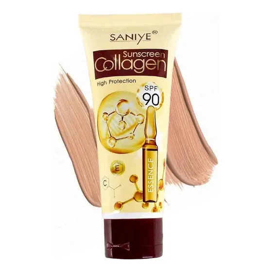 Bloqueador Protector Solar Spf90 Con Collageno Saniye R1208