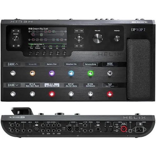 Line 6 Helix Procesador De Efectos Pedalera. Color Negro