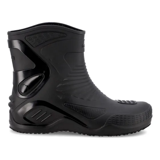 Botas Lluvia Moto Bici Delivery Pvc Media Caña - Vxv
