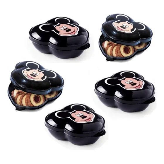 Kit 5 Porta Mix Mickey Pote De Doces Lembrancinha P/ Festas