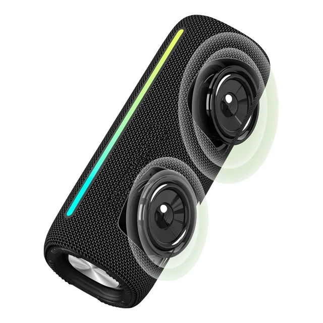 Caixa De Som Alto-falante Portátil Bluetooth Com Rgb Tws