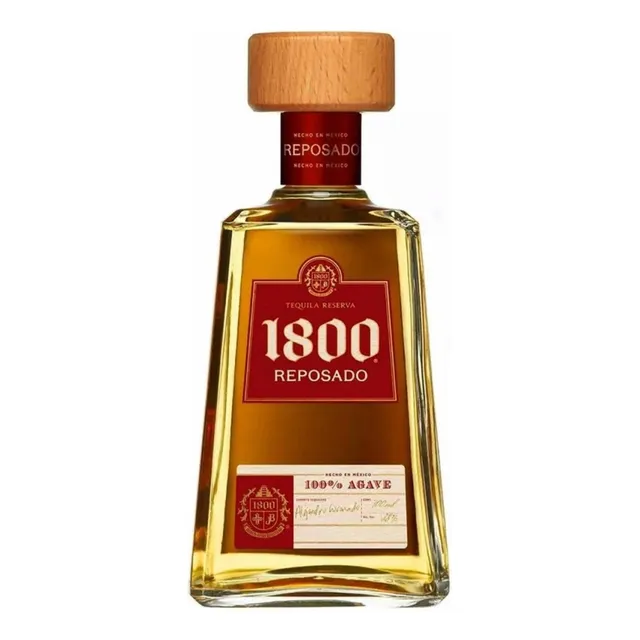 Tequila 1800 Reposado X 750ml-hecho C/100% Blue Agave-Mexico