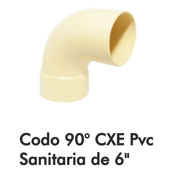 Codos 6 Pulgadas Pvc