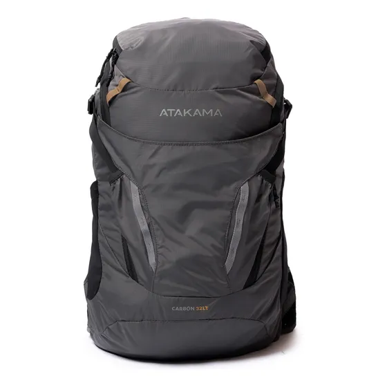 Mochila Plegable 32lt Carbón Gris Atakama Outdoor Color Gris Oscuro Diseño De La Tela Lisa