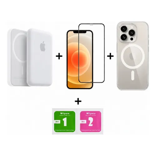 Battery Pack Magsafe Apple iPhone Bateria Portátil Magnética