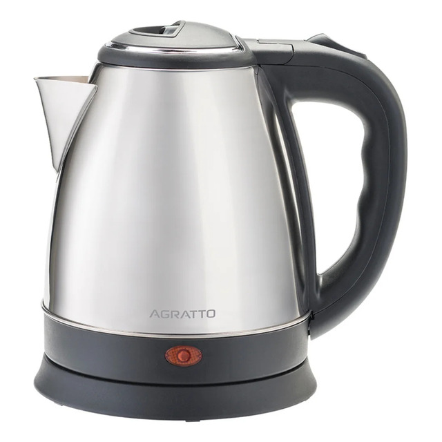 Chaleira Elétrica Agratto 1,8l Ce-01 Pratic Inox Preta 127v Chaleira Elétrica Agratto 1,8l Ce-01 Pratic Inox Preta 127v