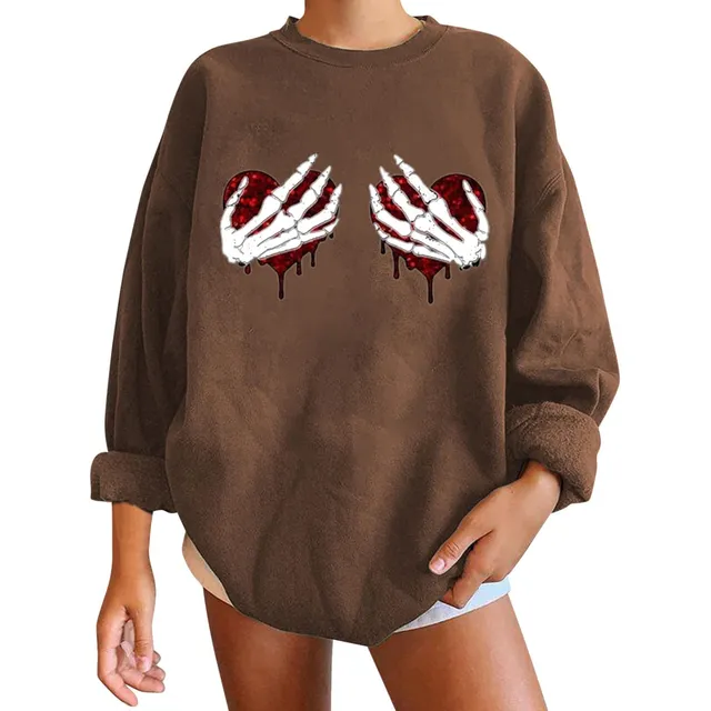 Sudadera Capucha Ajuste Completo Cuello Suelta Manga Larga