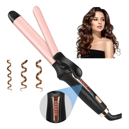 Ciicii® 25mm Rizador De Pelo,rizadoras Cabello De Barril Largo,30s Calentamiento Rápido Y Temperatura Ajustable(356-392),diseño Antiescaldaduras, Rizadora De Pelo Profesional Para Todo Tipo De Pelo.