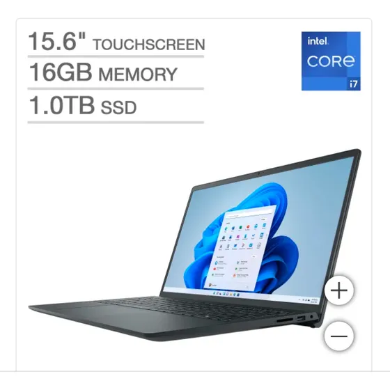 Laptop Dell Intel 7 16gb 1tb Touch Ultimo Modelo Año 2025