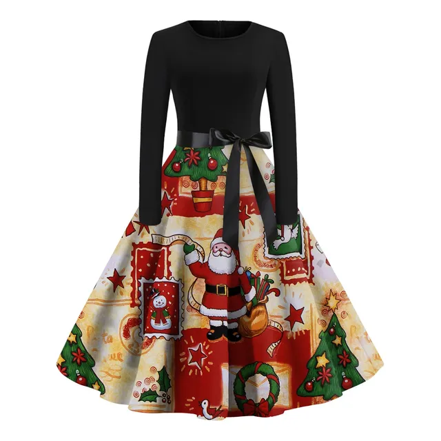 Vestido Festivo Para Mujer 2023 Shift Flare Dobladillo Moda